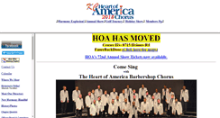 Desktop Screenshot of hoachorus.com